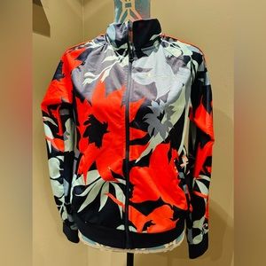 Champion Floral Jacket Full Zip Womens Size Small